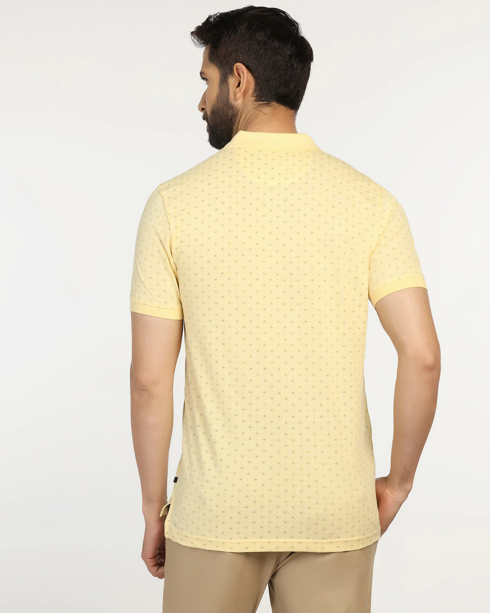 Polo Yellow Printed T-Shirt - Henry - Image 2