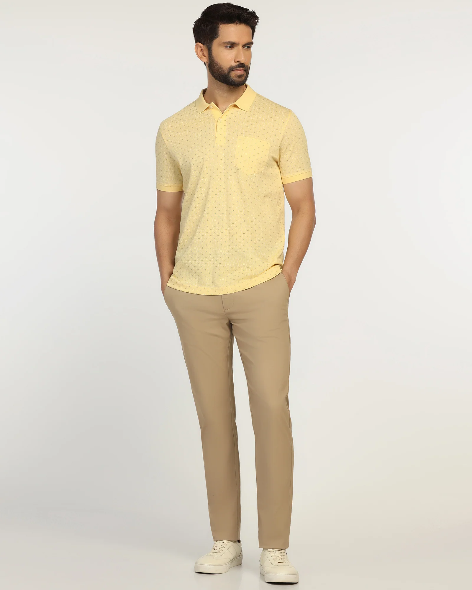 Polo Yellow Printed T-Shirt - Henry - Image 3