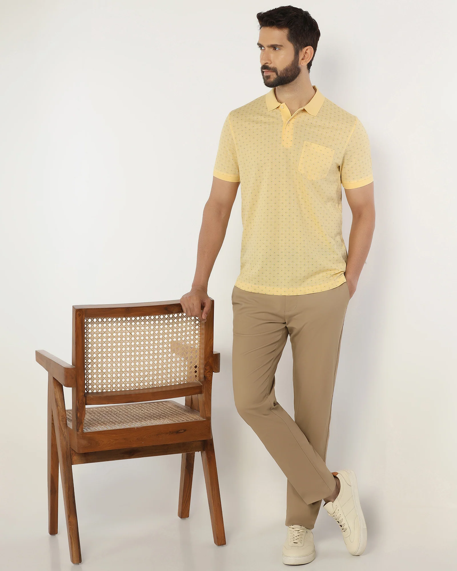 Polo Yellow Printed T-Shirt - Henry - Image 7