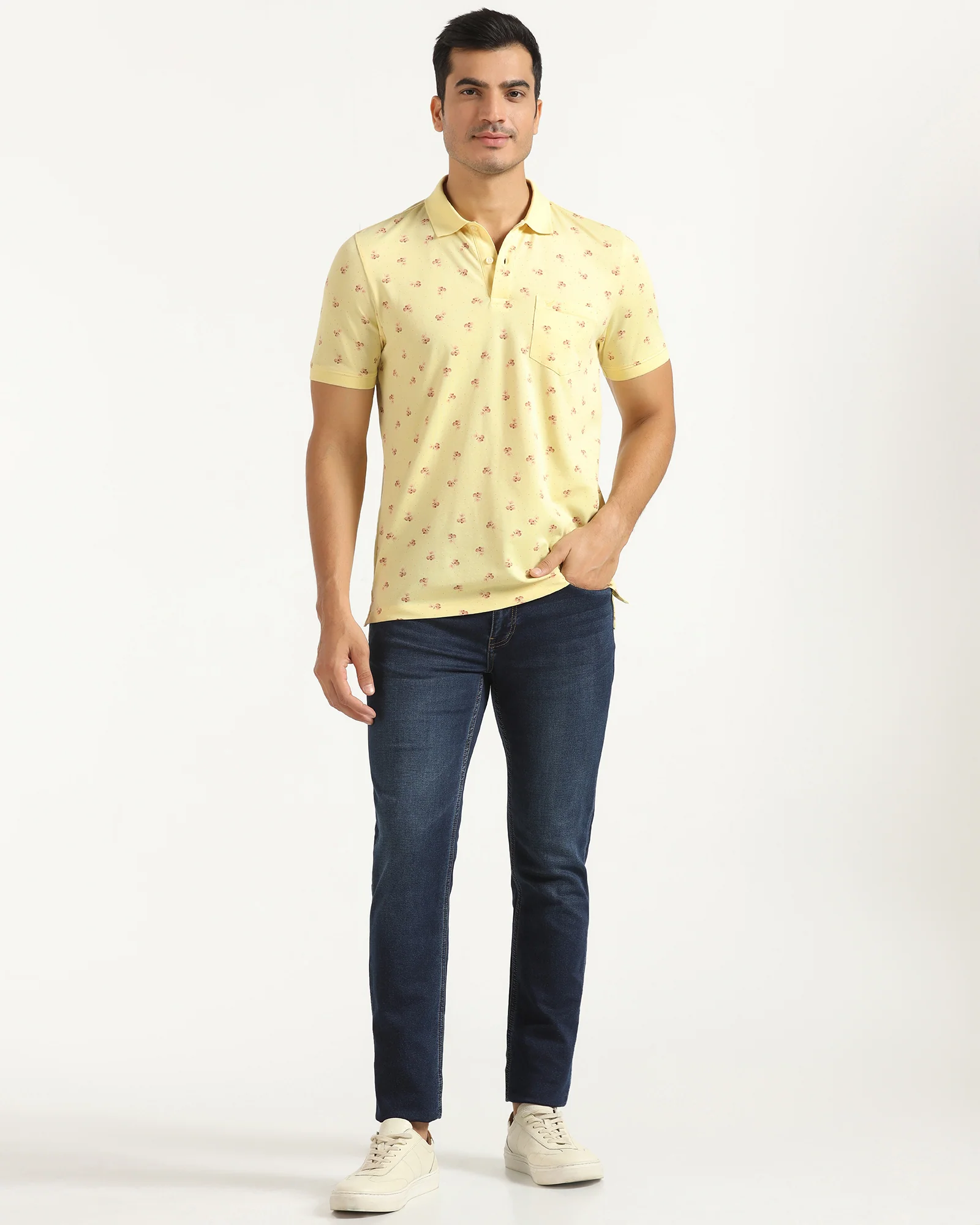 Polo Yellow Printed T-Shirt - Sonic - Image 3