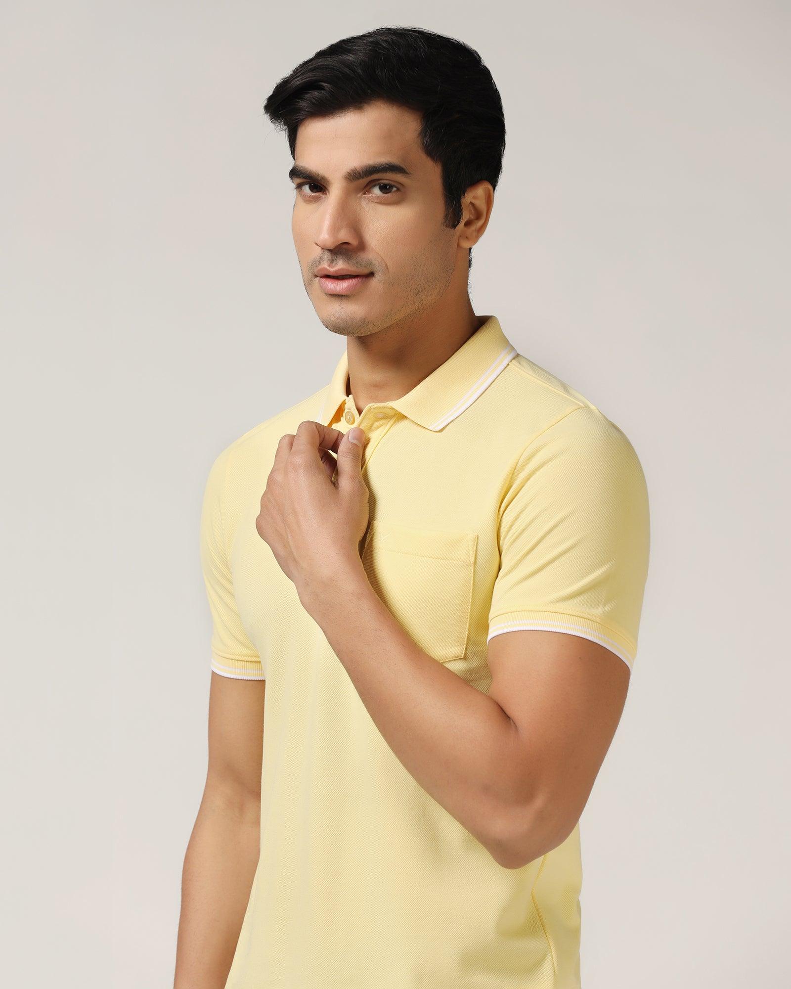 Polo Yellow Solid T-Shirt - Fifa - Image 4