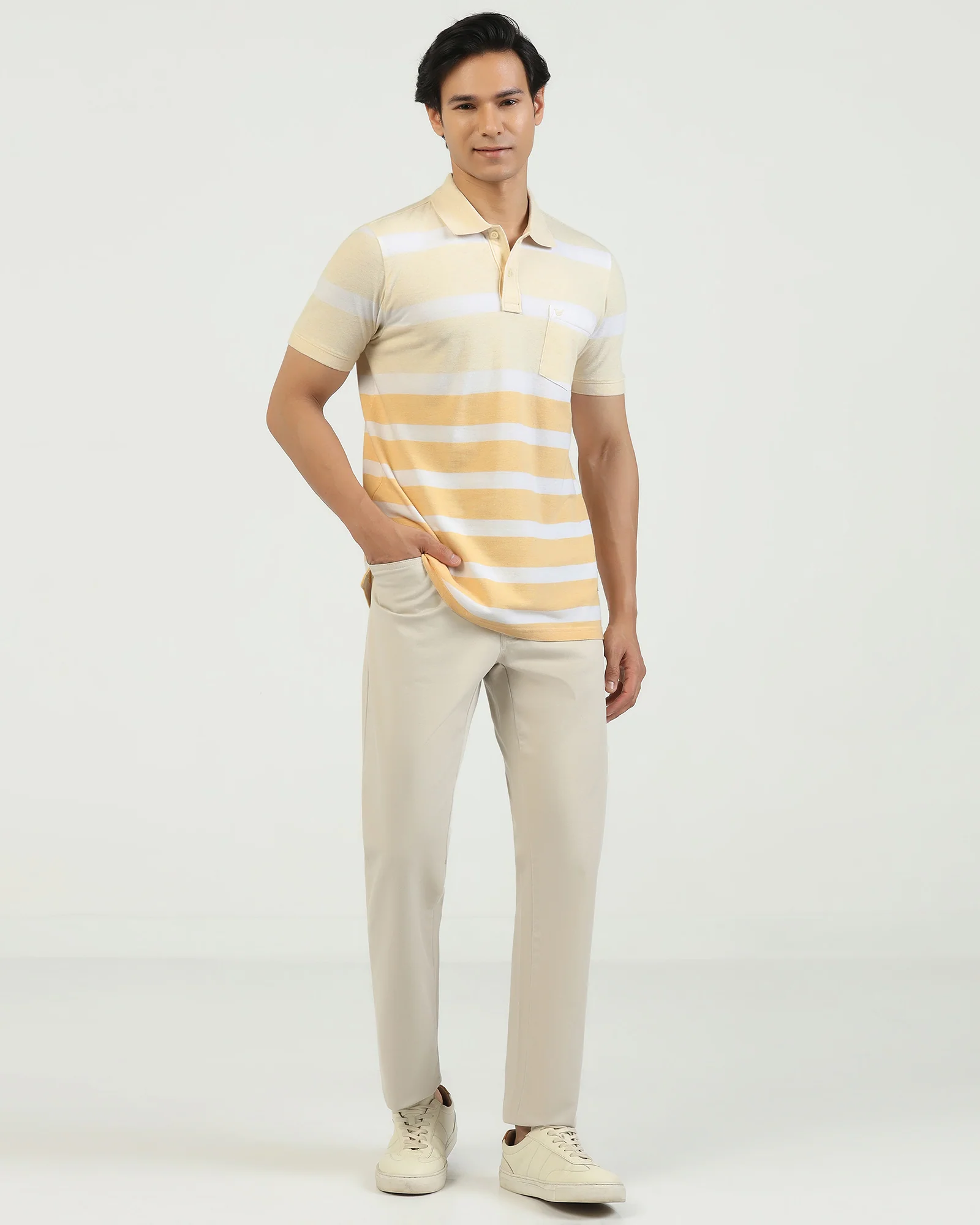 Polo Yellow Stripe T-Shirt - Scorpius - Image 3