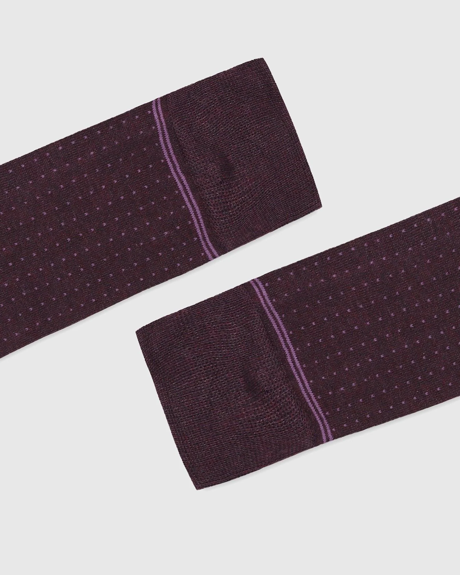 Cotton Purple Knitted Socks - Qapis - Image 4