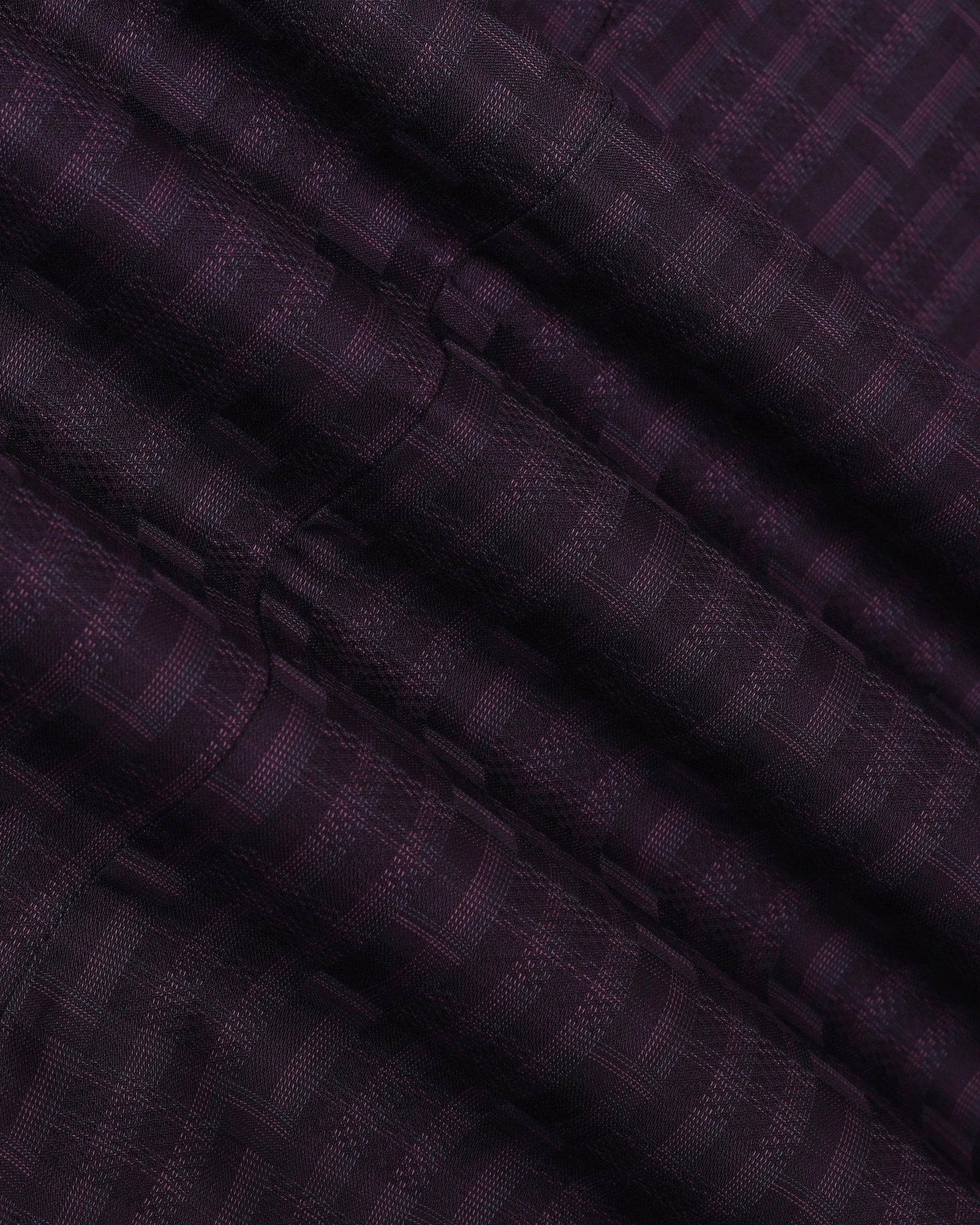Purple Check Shirt - Echod - Image 6