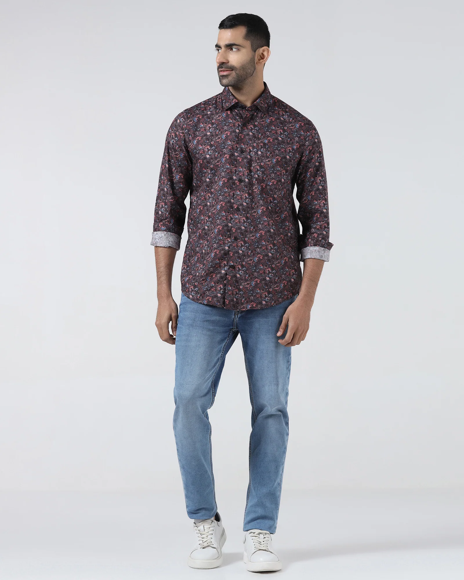 Purple Printed Shirt - Rody - Image 3