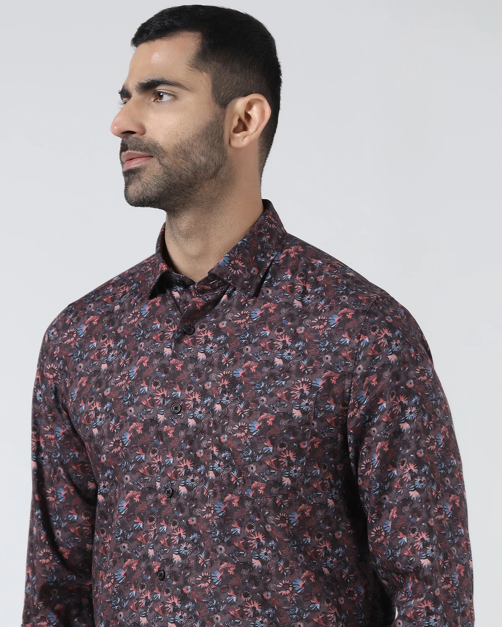 Purple Printed Shirt - Rody - Image 4