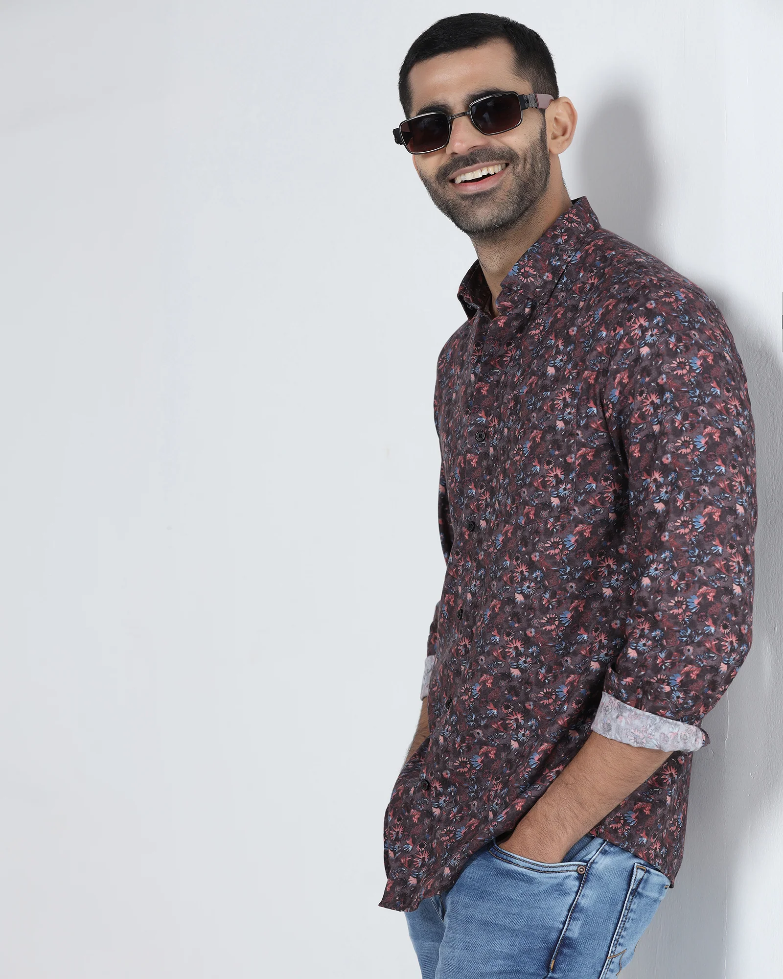 Purple Printed Shirt - Rody - Image 7