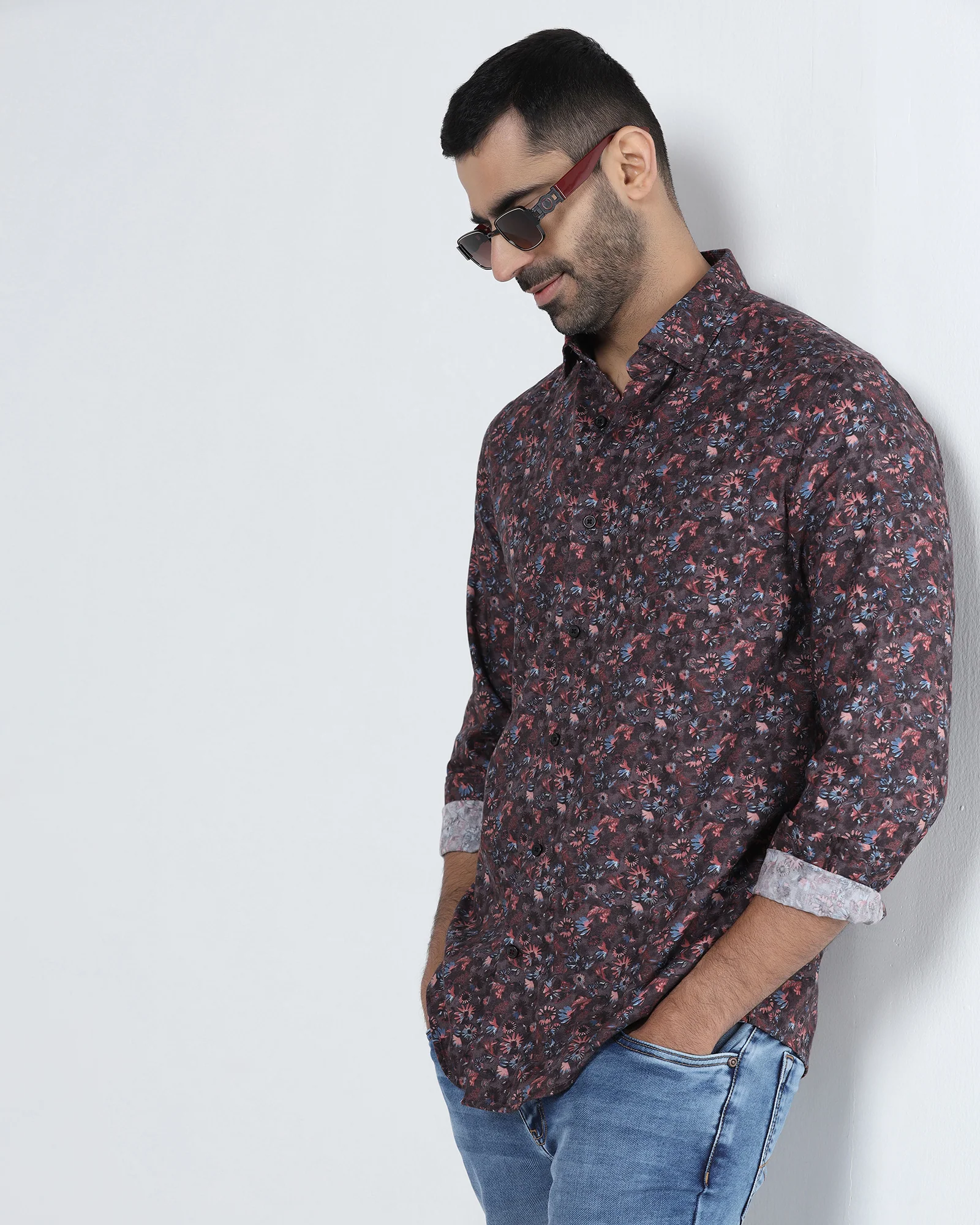 Purple Printed Shirt - Rody - Image 8