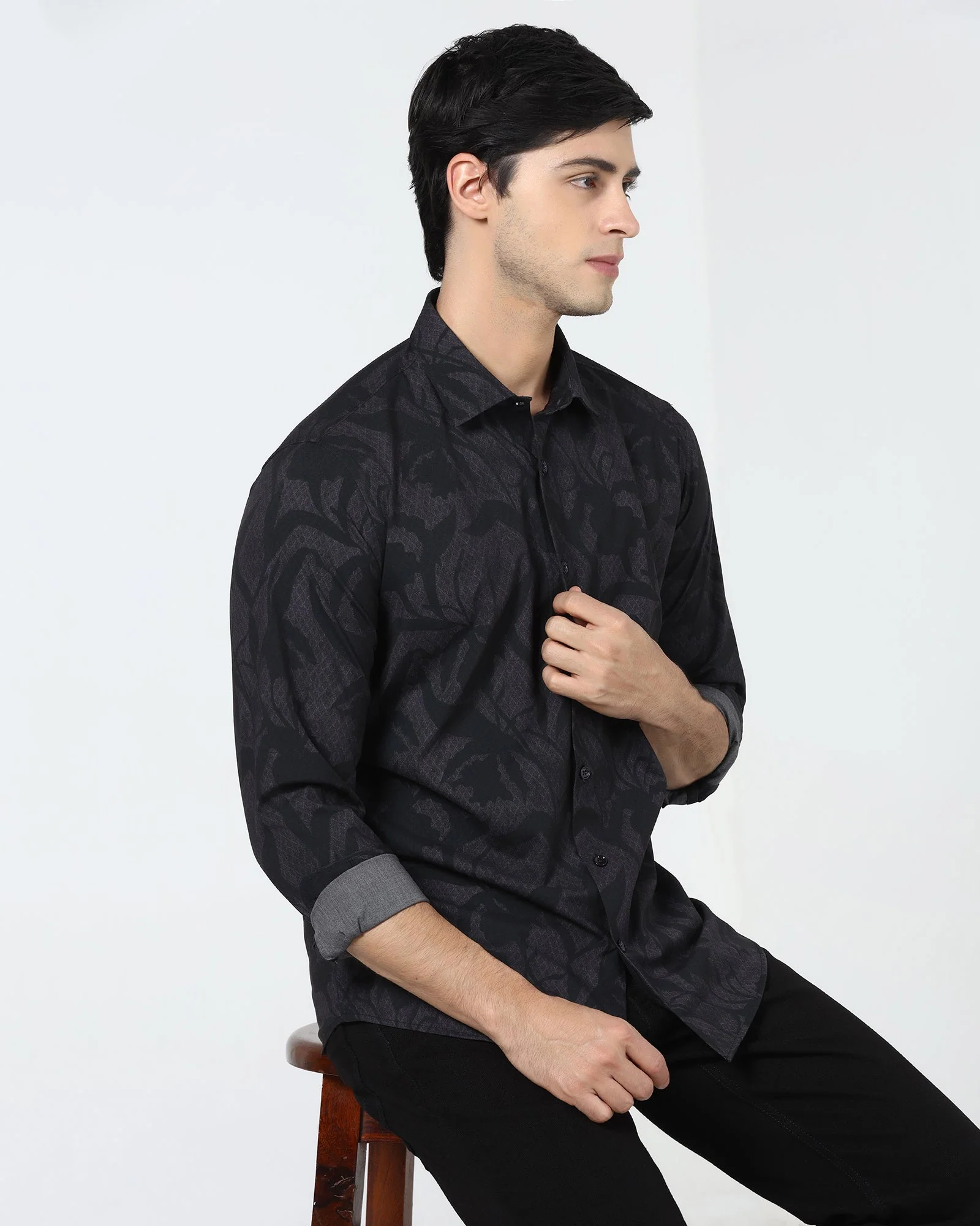 Purple Printed Shirt - Tropika - Image 7