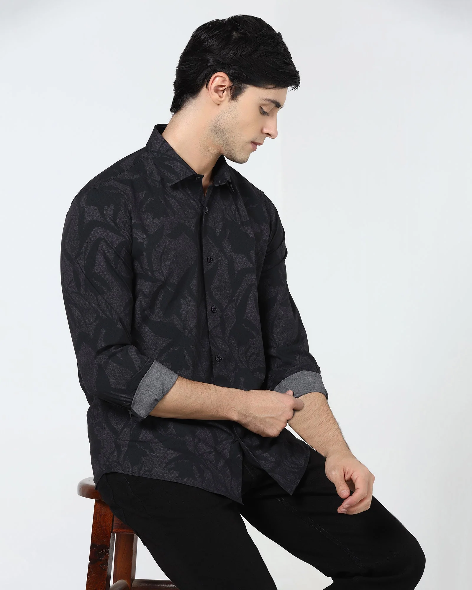 Purple Printed Shirt - Tropika - Image 8
