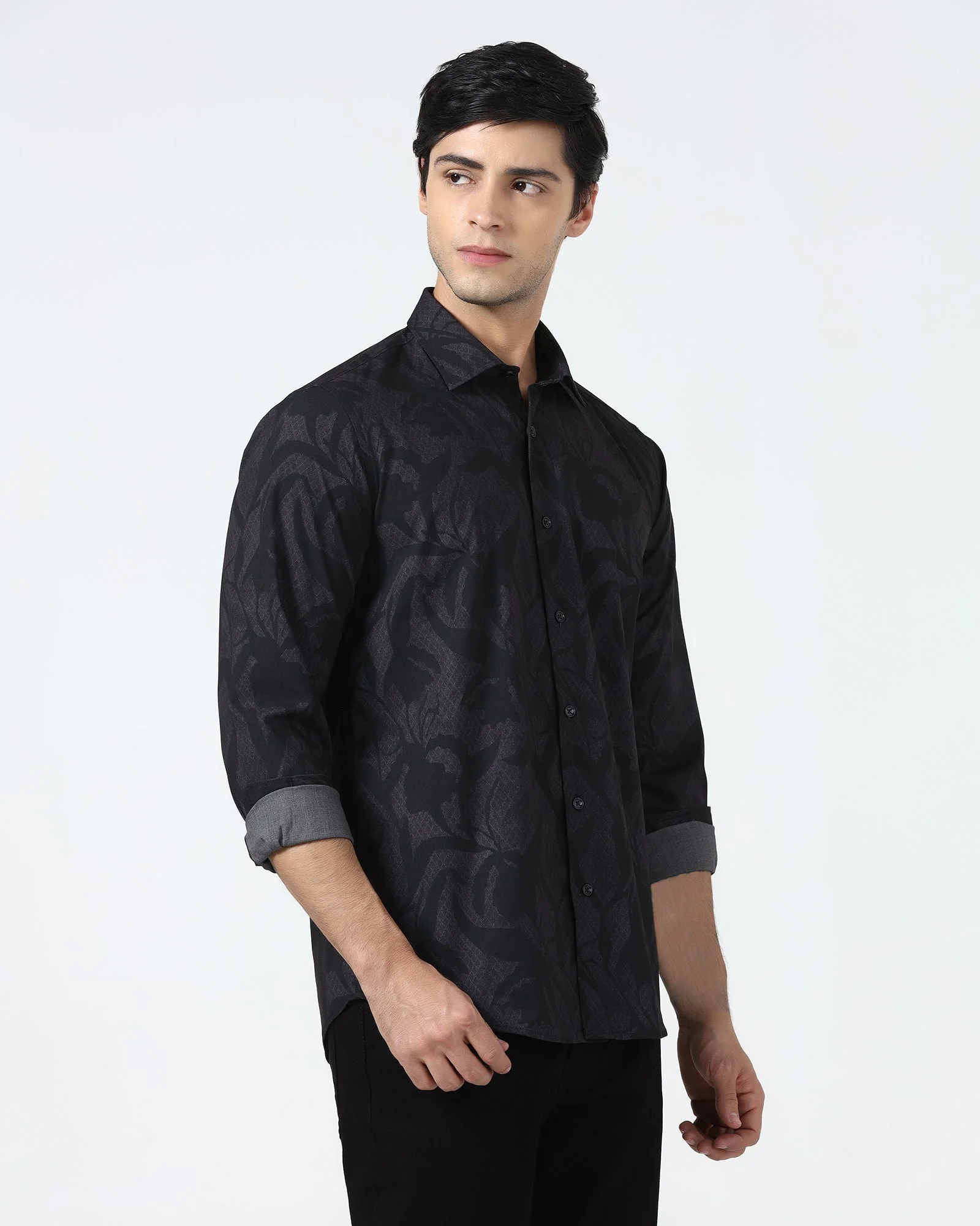 Purple Printed Shirt - Tropika - Image 9