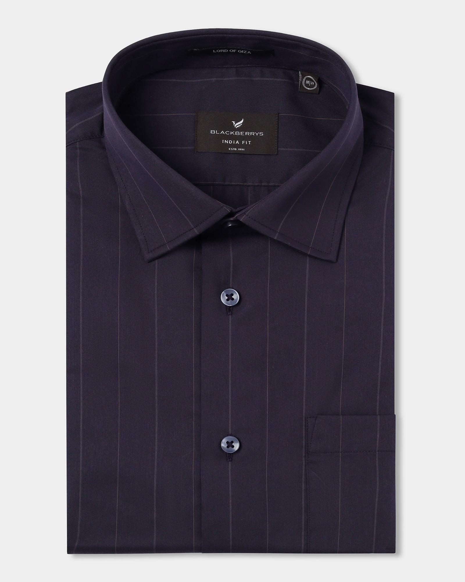 Purple Stripe Shirt - Golf - Image 5