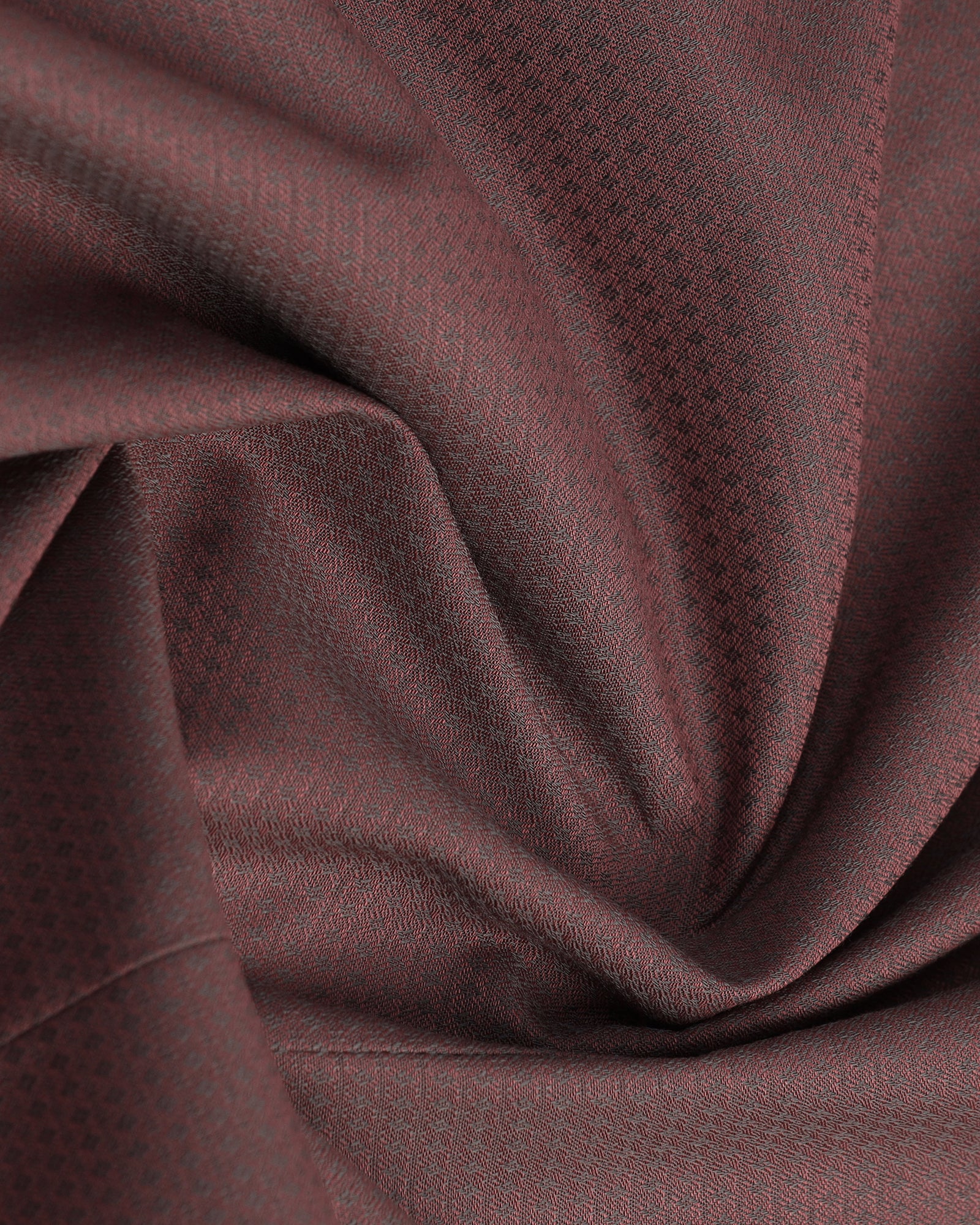 Red Half Sleeve Textured Shirt - Zander - Image 6