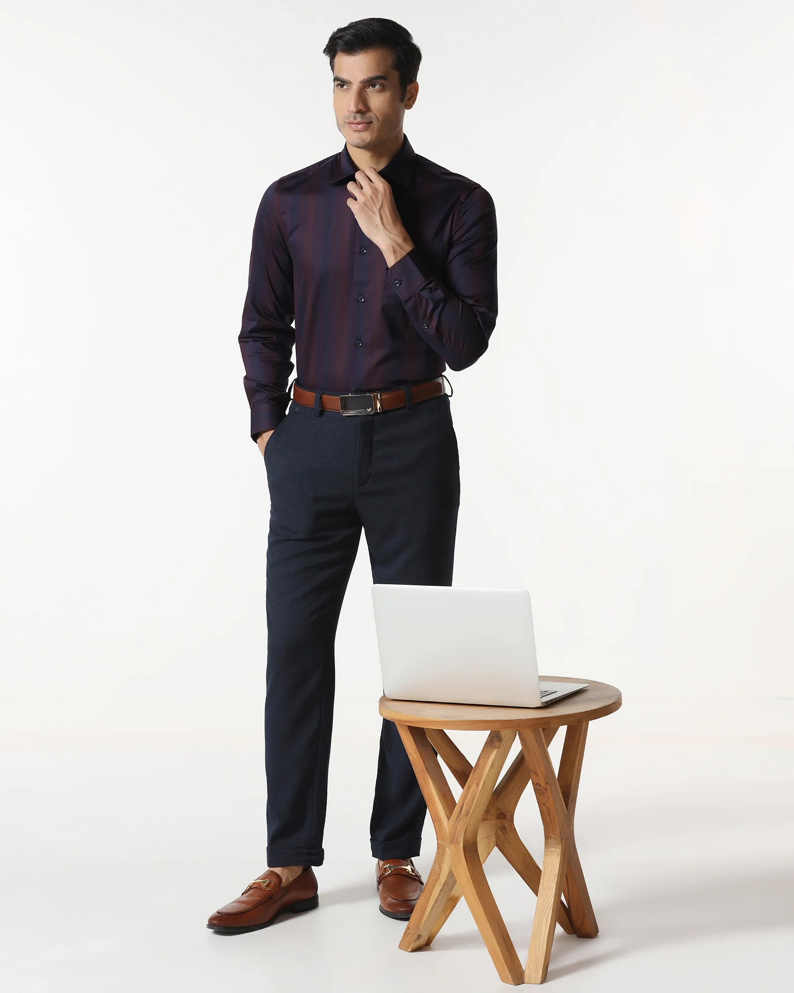 Red Stripe Shirt - Racer - Image 7