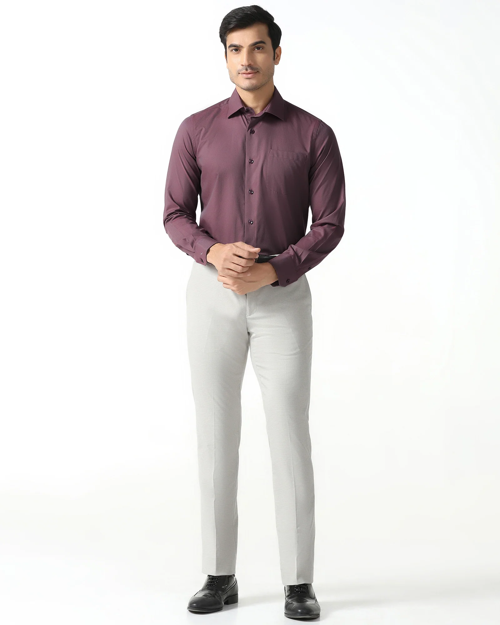 Red Textured Shirt - Zander - Image 3