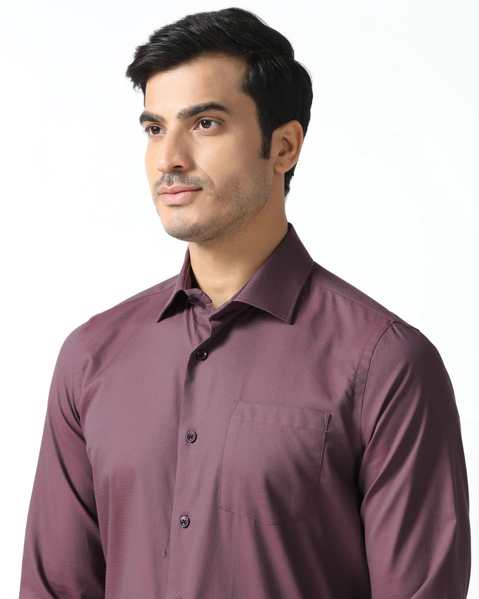 Red Textured Shirt - Zander - Image 4