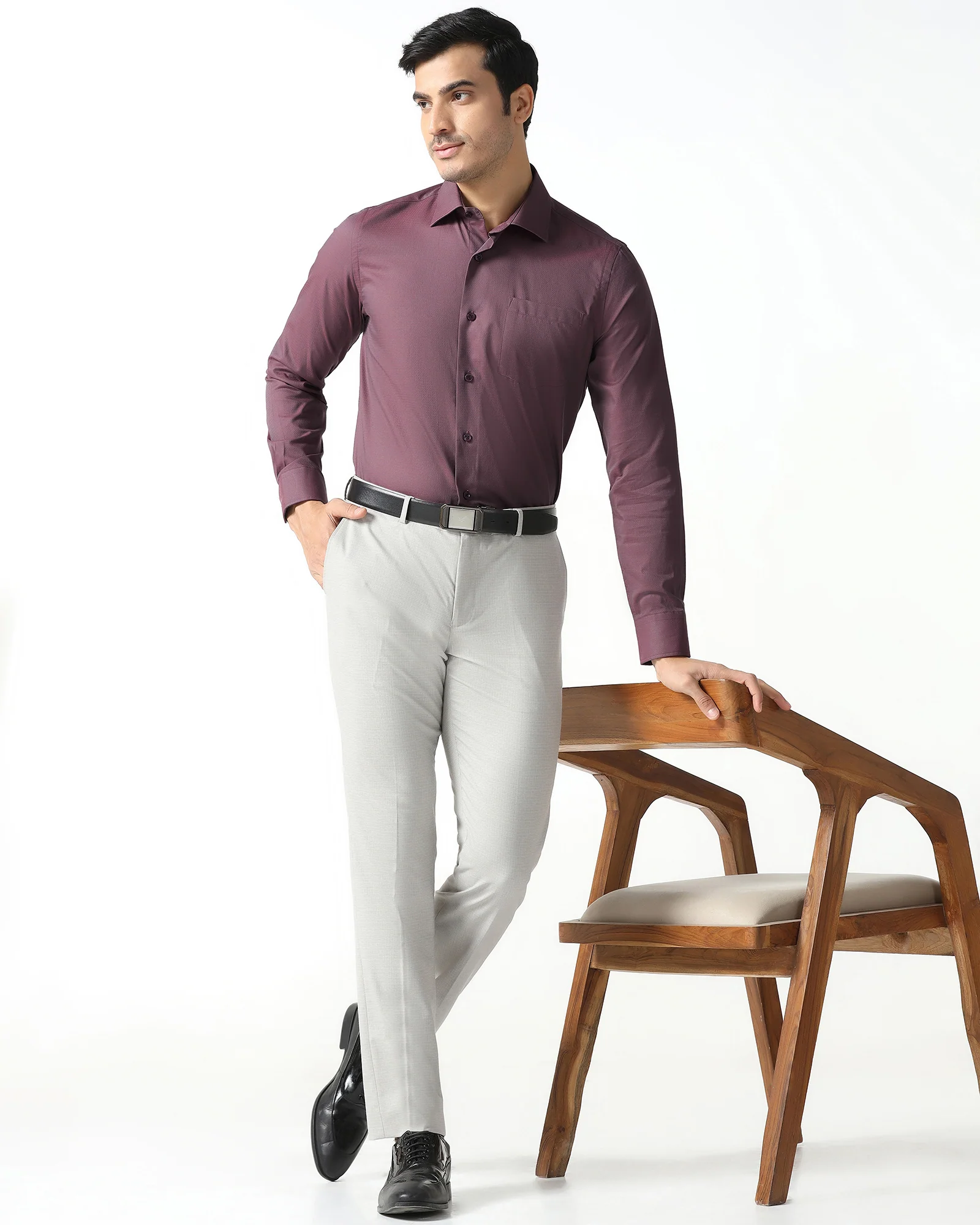 Red Textured Shirt - Zander - Image 7