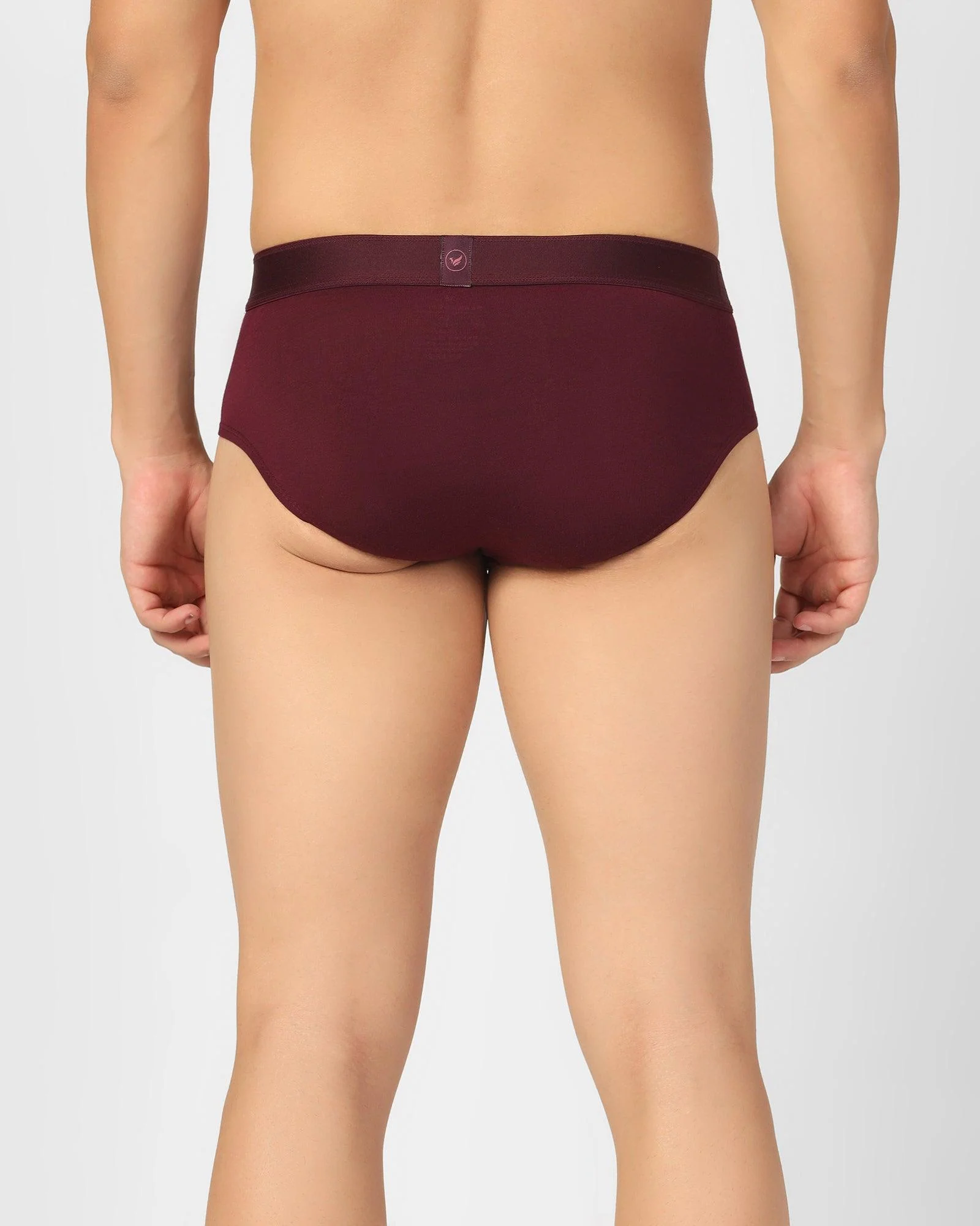 Purple Seude Solid Brief - Russel - Image 5