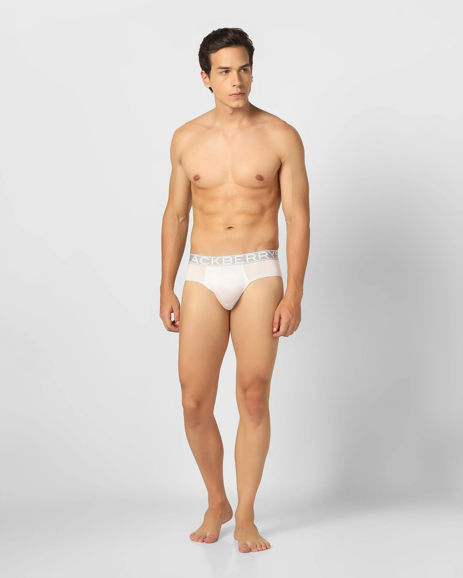 White Solid Brief - Russel - Image 2