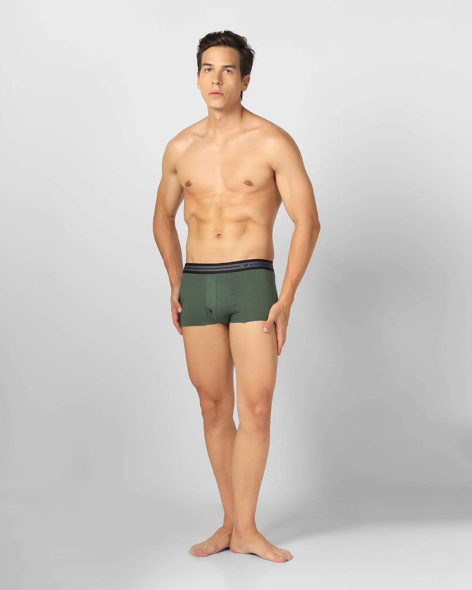 Cotton Sage Green Solid Trunk - New Bofi - Image 2