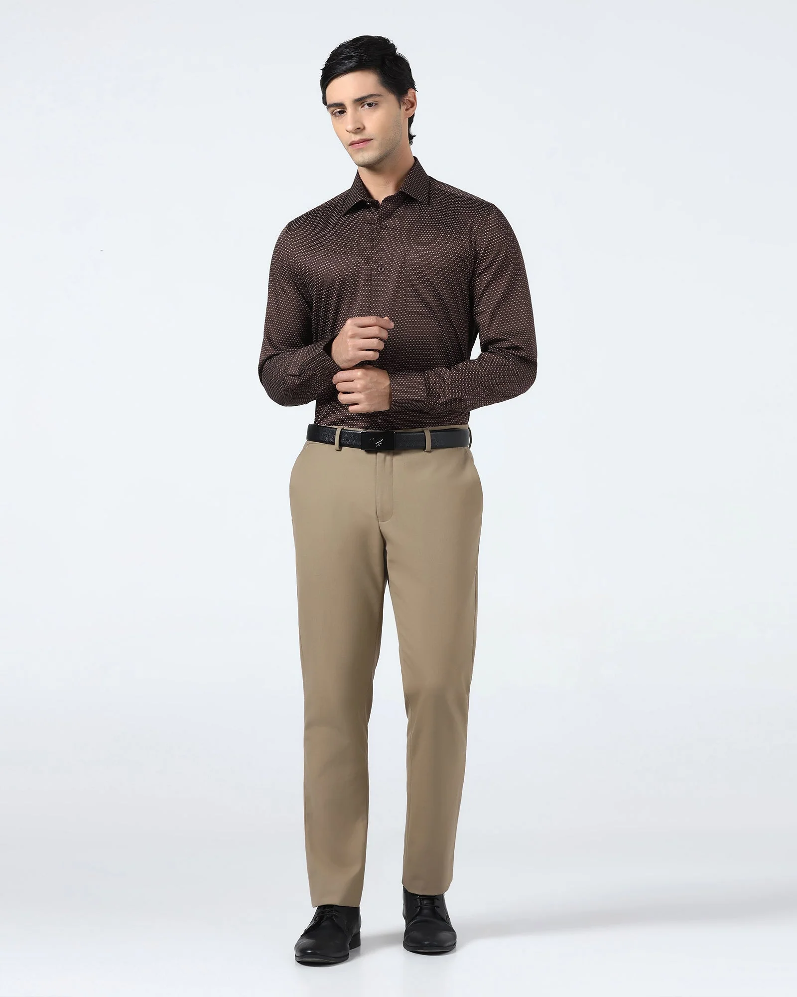 Rust Printed Shirt - Rapid - Image 3