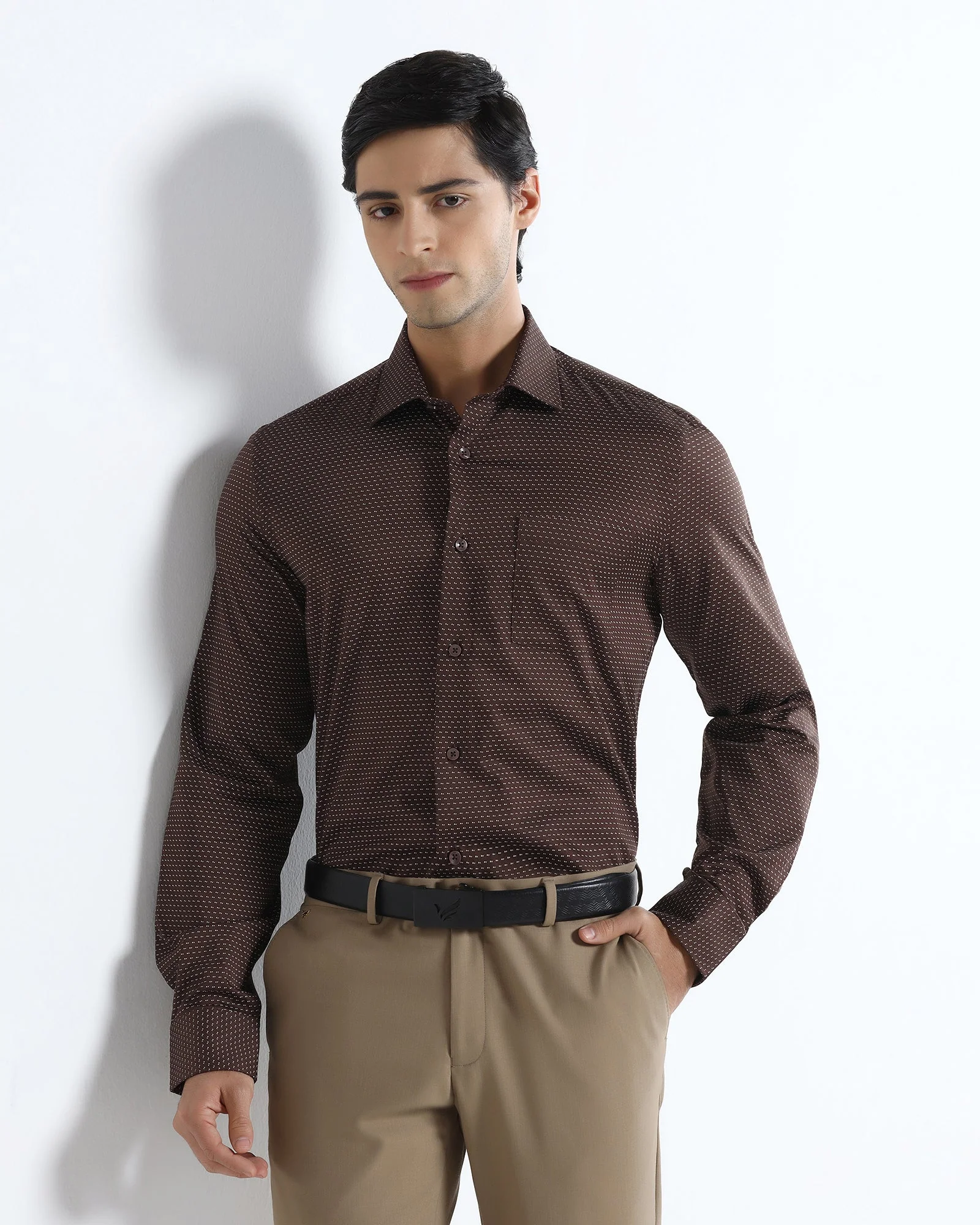 Rust Printed Shirt - Rapid - Image 7