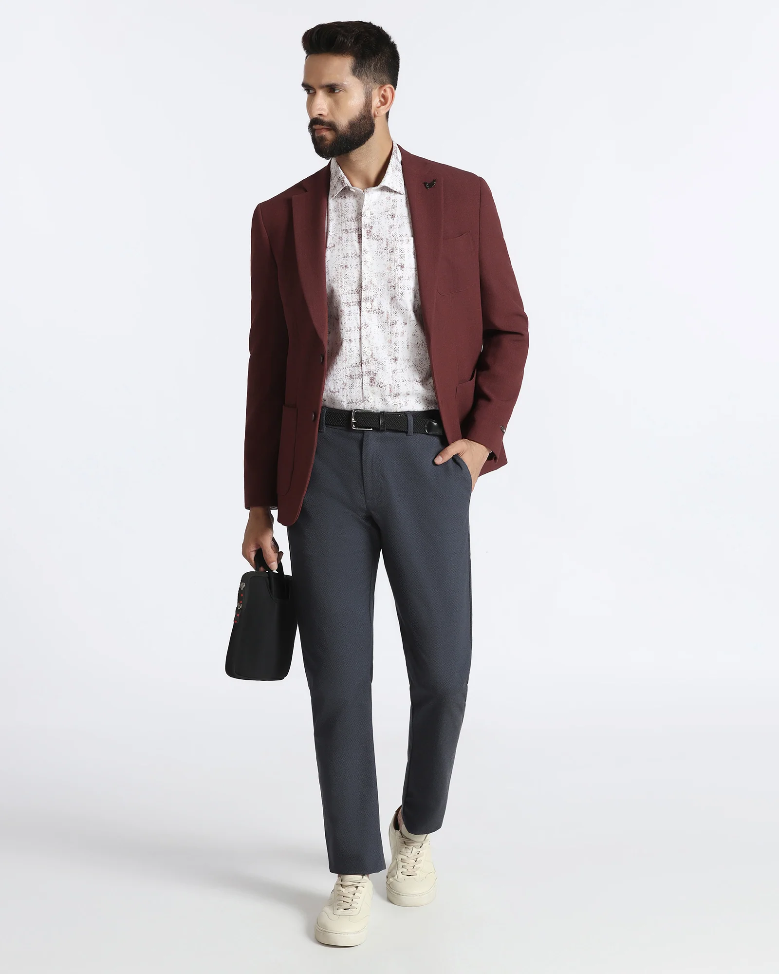 Rust Solid Blazer - Modelo - Image 5