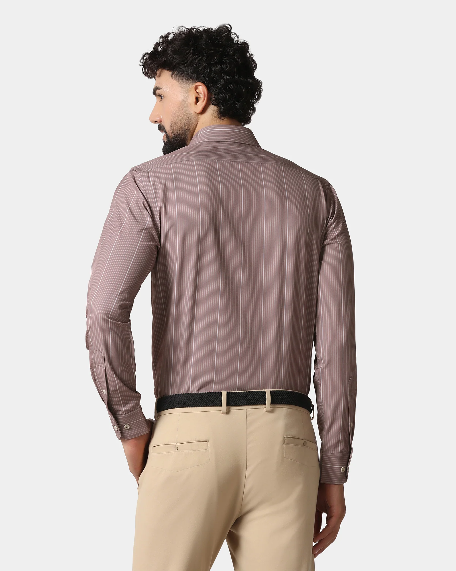 Rust TechPro Stripe Shirt - Grill - Image 2