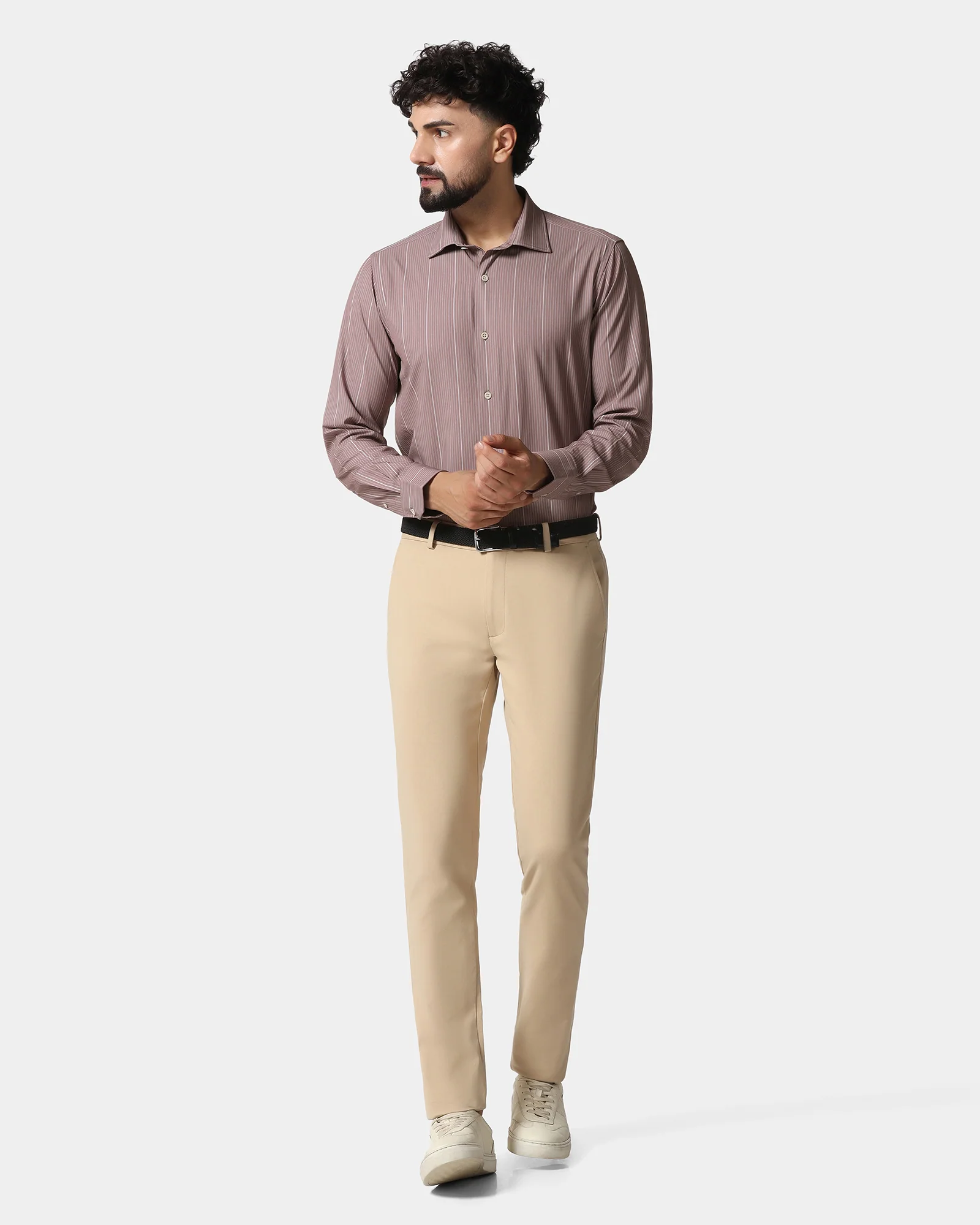 Rust TechPro Stripe Shirt - Grill - Image 3