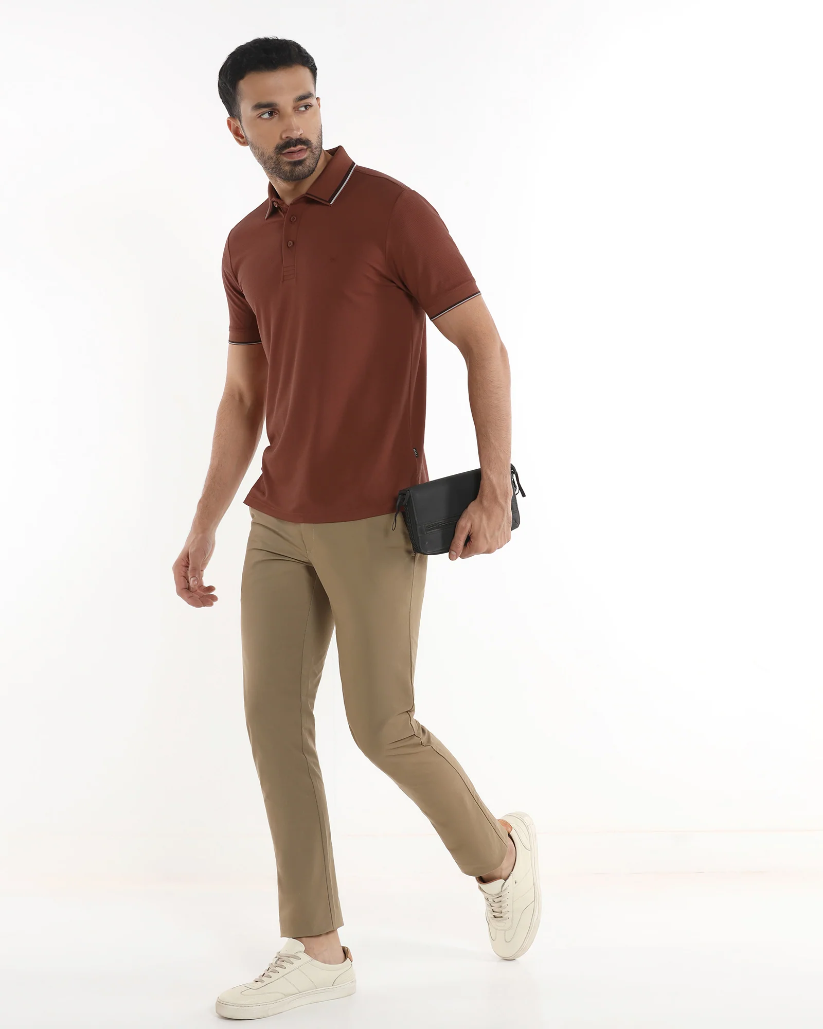 Rust TechPro Textured Polo - Titan - Image 8