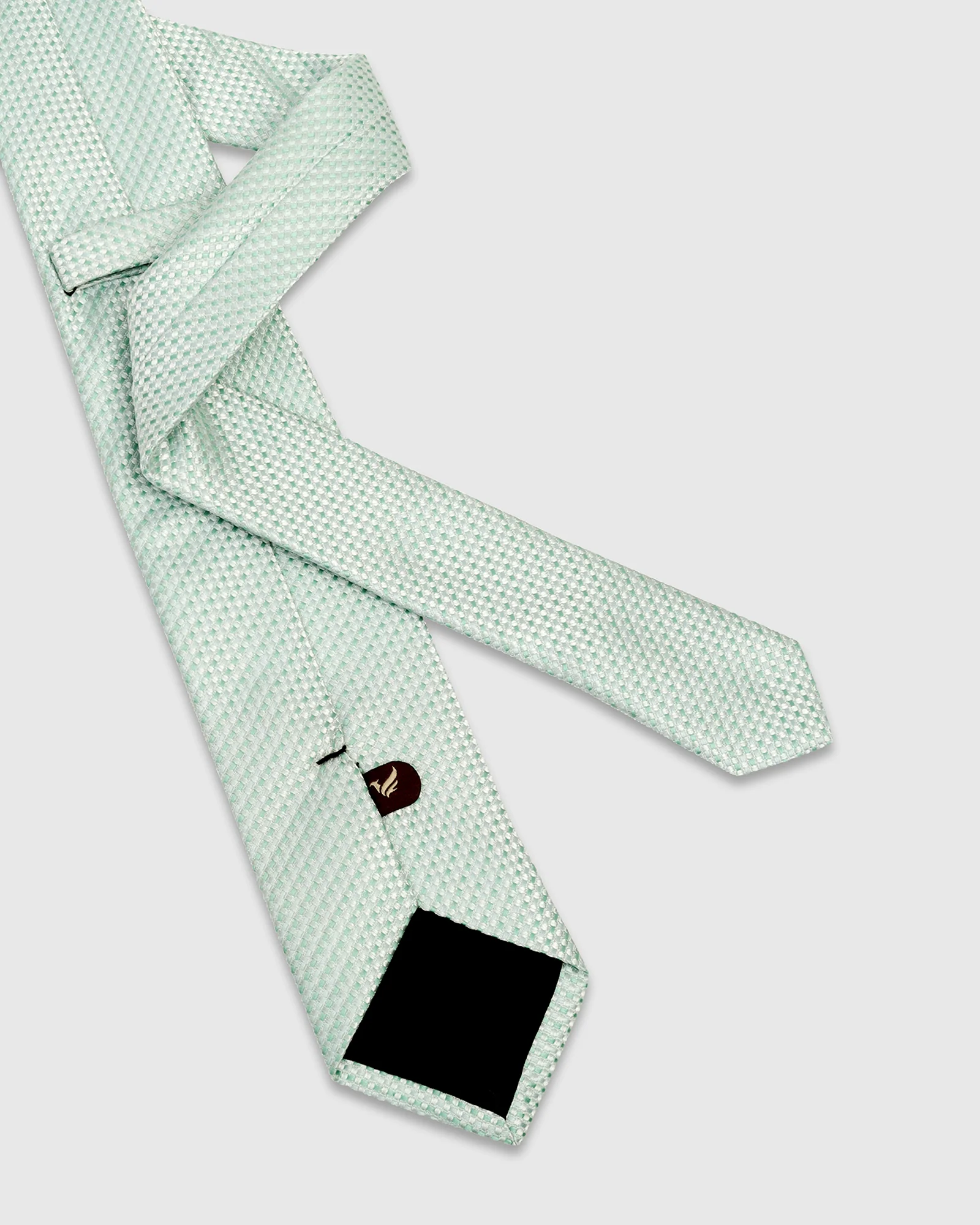 Sage Green Silk Jacquard Tie - Wyn - Image 4