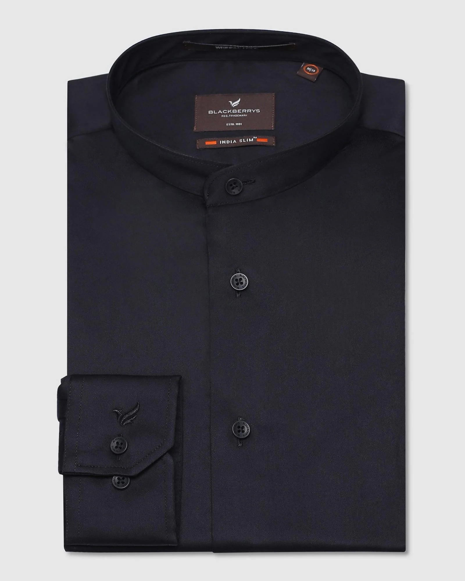 Must Haves Formal Black Solid Shirt - Sailor - Image 5