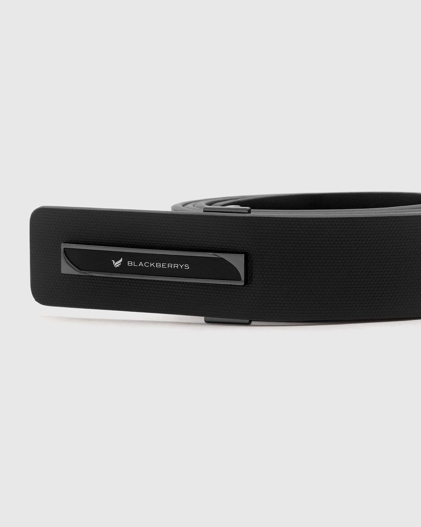 Must Haves Leather Black Textured Belt - Kric New - Image 2