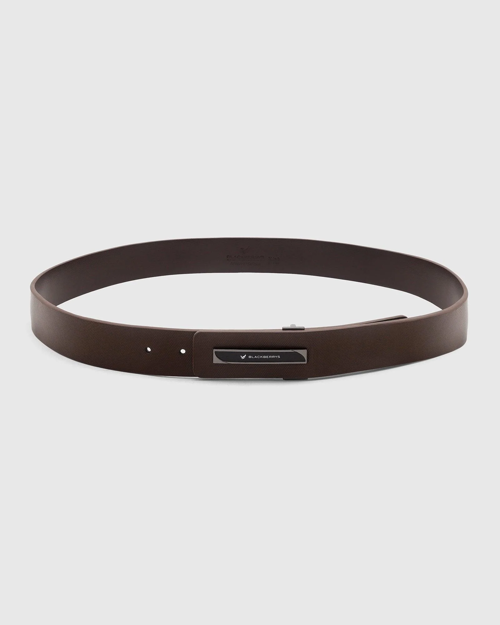 Must Haves Leather Brown Textured Belt - Kric New - Image 5