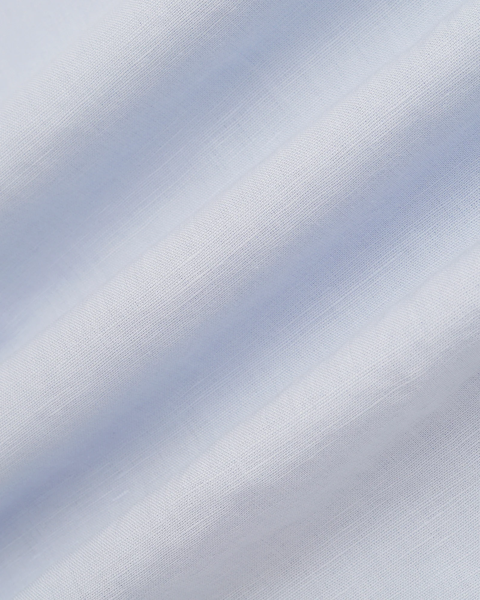 Sky Blue Linen Solid Shirt - Salmon - Image 6