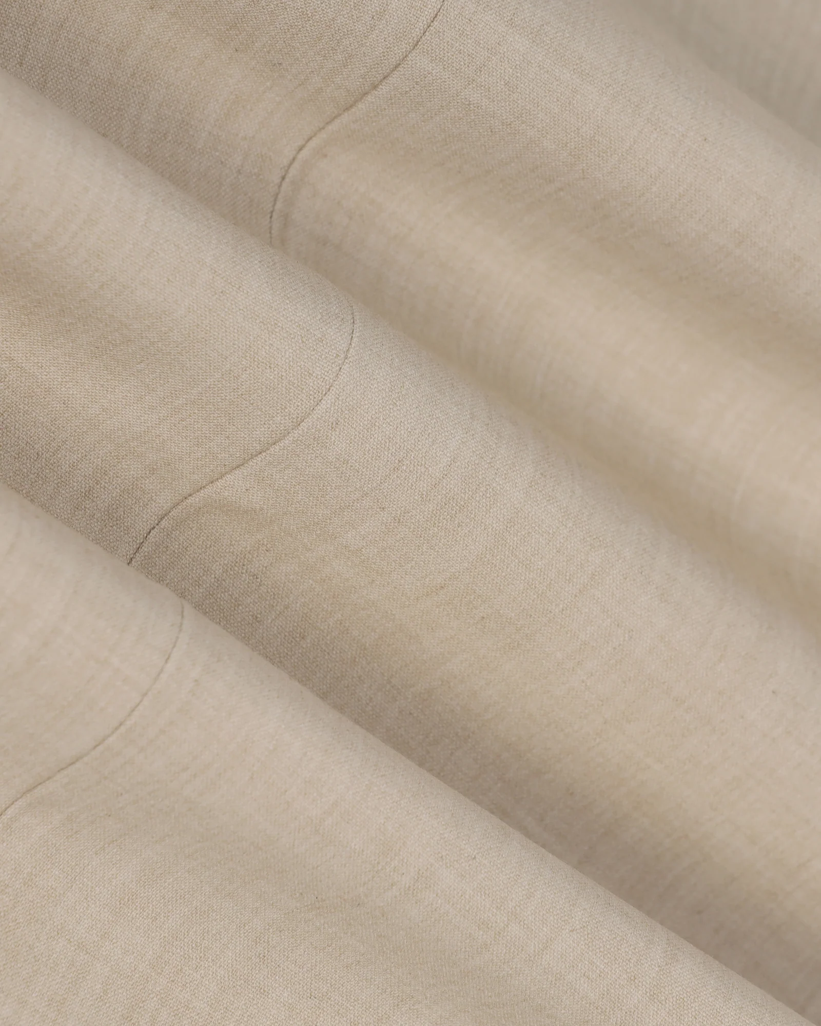 Slim Comfort B-95 Formal Cream Solid Trouser - Victor - Image 6