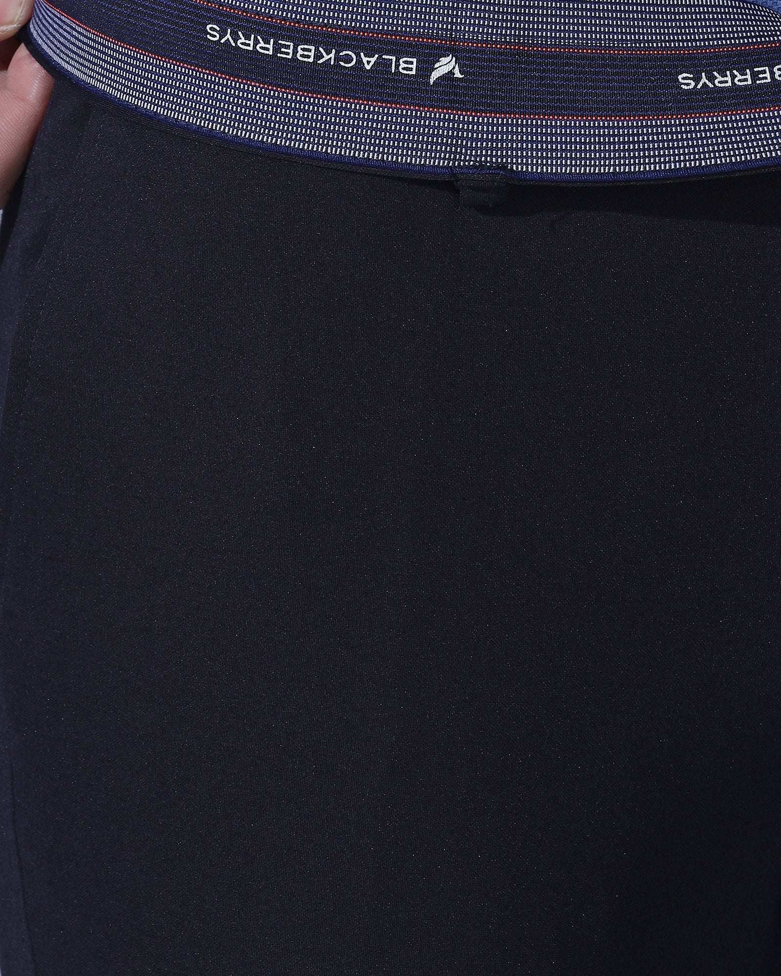 Slim Comfort B-95 Formal Navy Solid Trouser - Oak - Image 7