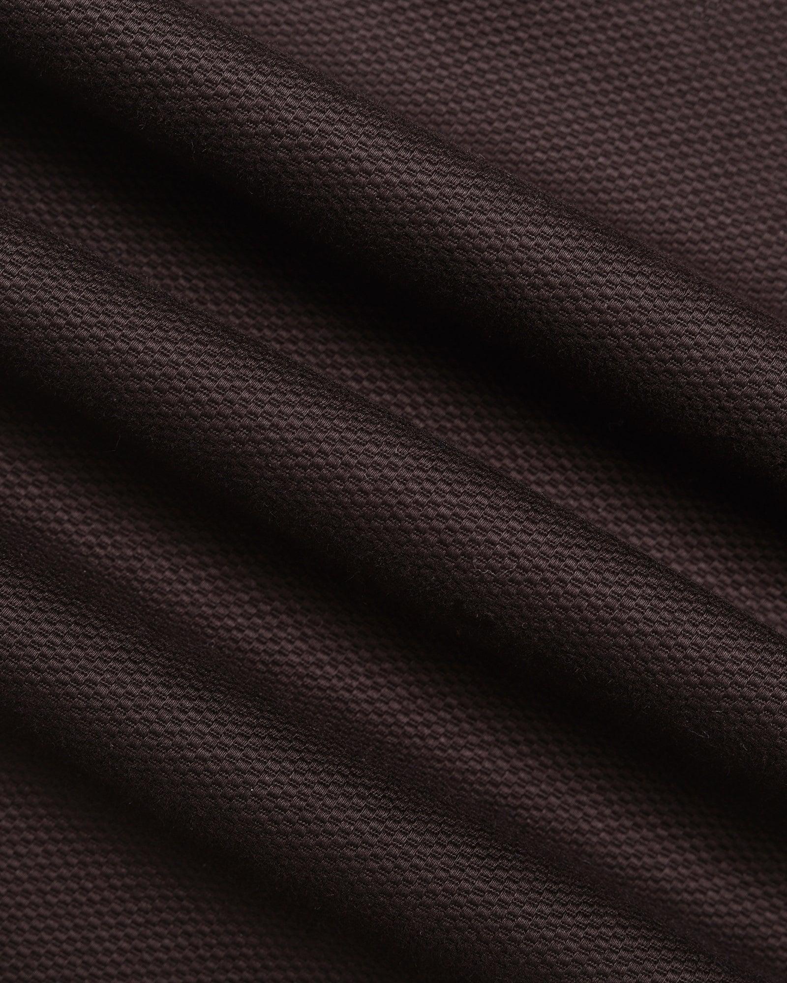 Slim Comfort B-95 Casual Chocolate Brown Textured Khakis - Tark - Image 6