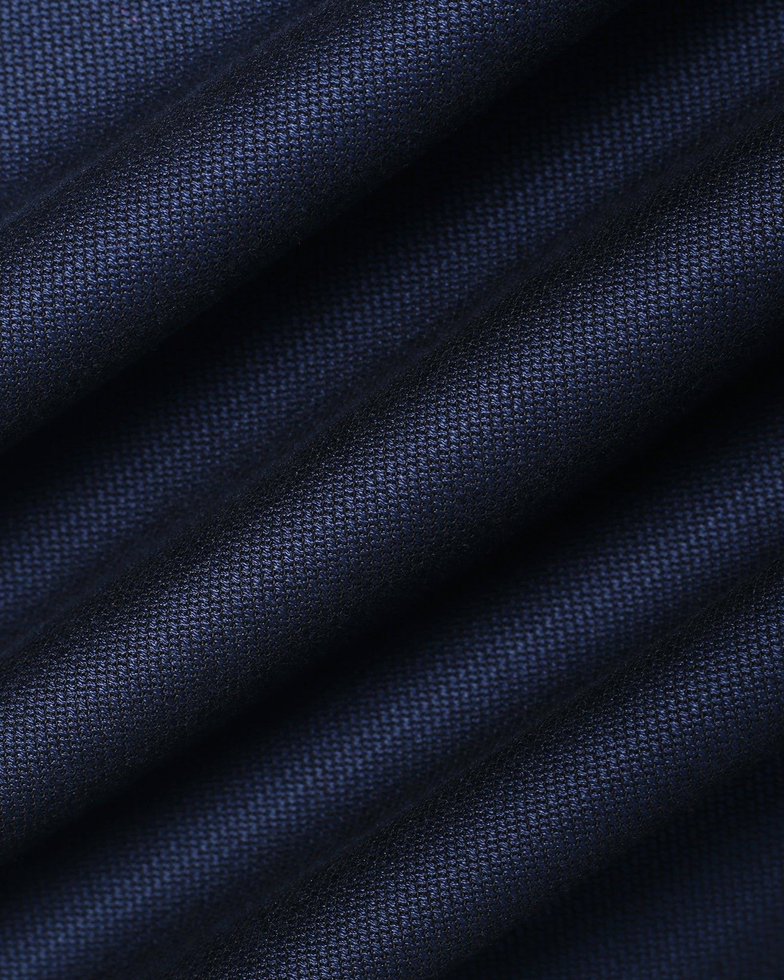 Slim Comfort B-95 Casual Navy Yarn Dyed Khakis - Royal - Image 6