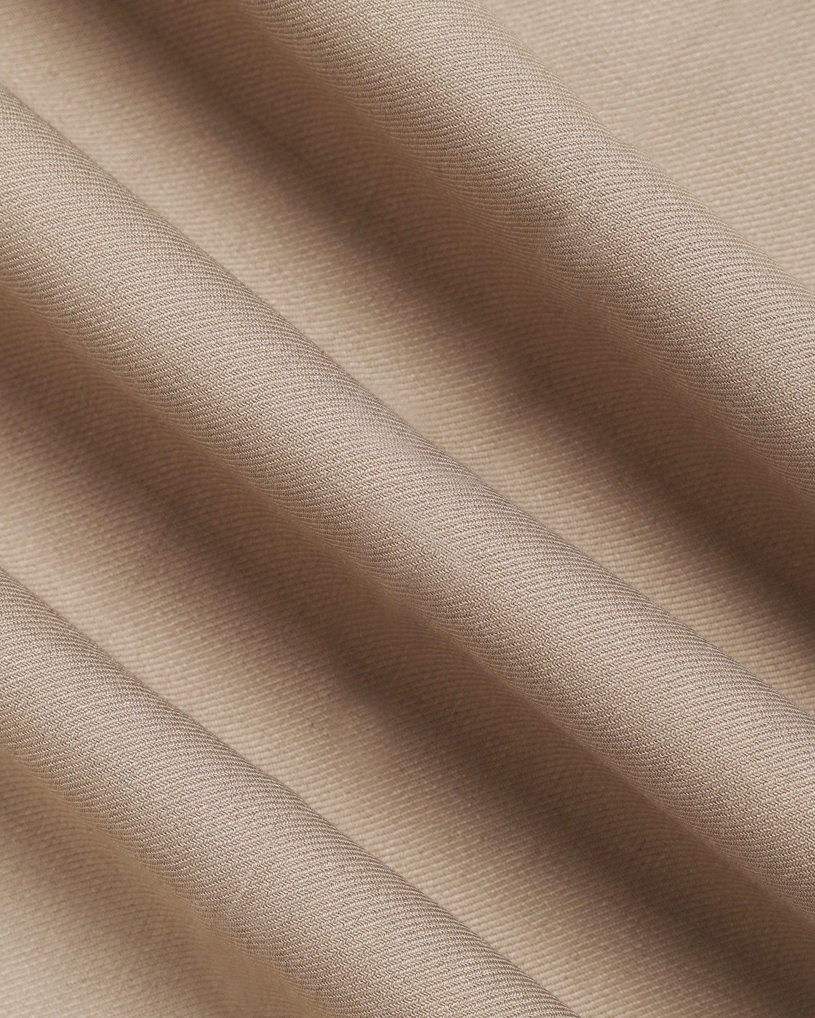 Slim Comfort B-95 Formal Beige Solid Trouser - Eldorado - Image 6