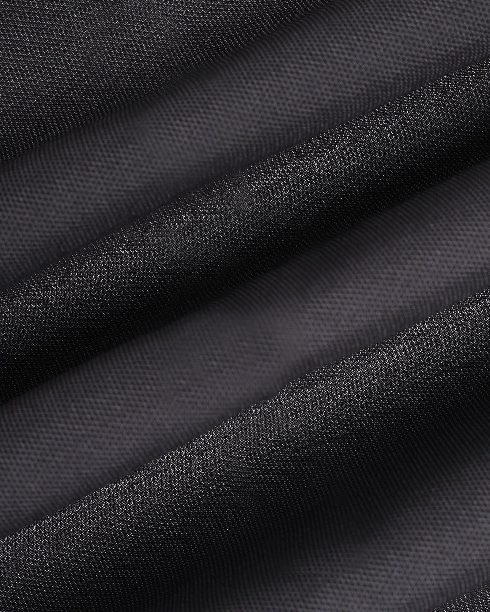 Slim Comfort B-95 Formal Black Textured Trouser - Mazda - Image 6