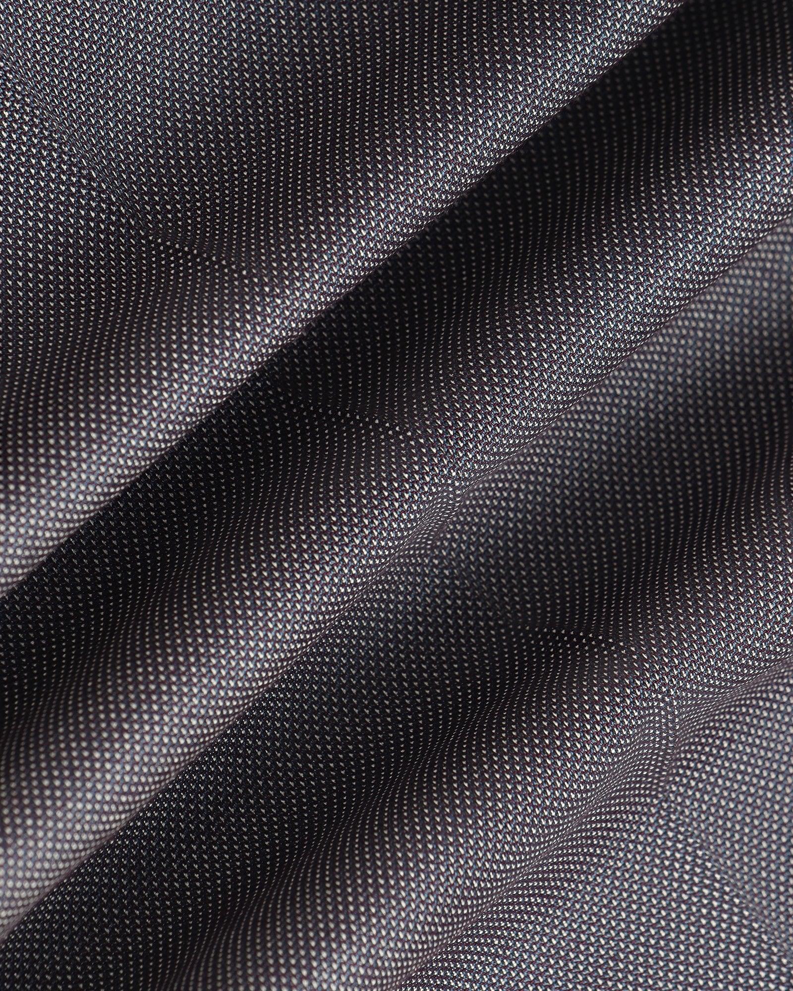 Slim Comfort B-95 Formal Blue Textured Trouser - Turismo - Image 6