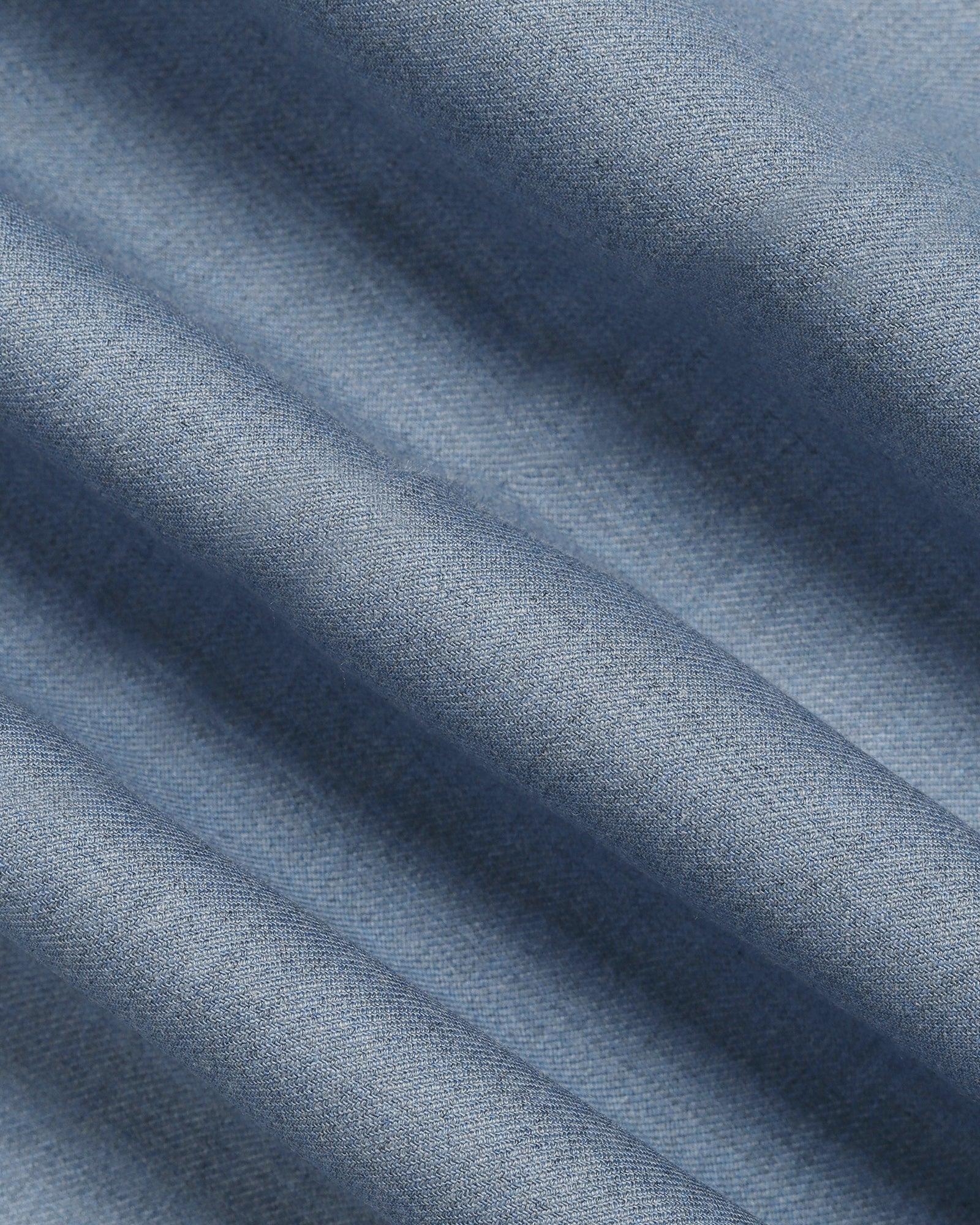 Slim Comfort B-95 Formal Light Blue Solid Trouser - Eldorado - Image 6