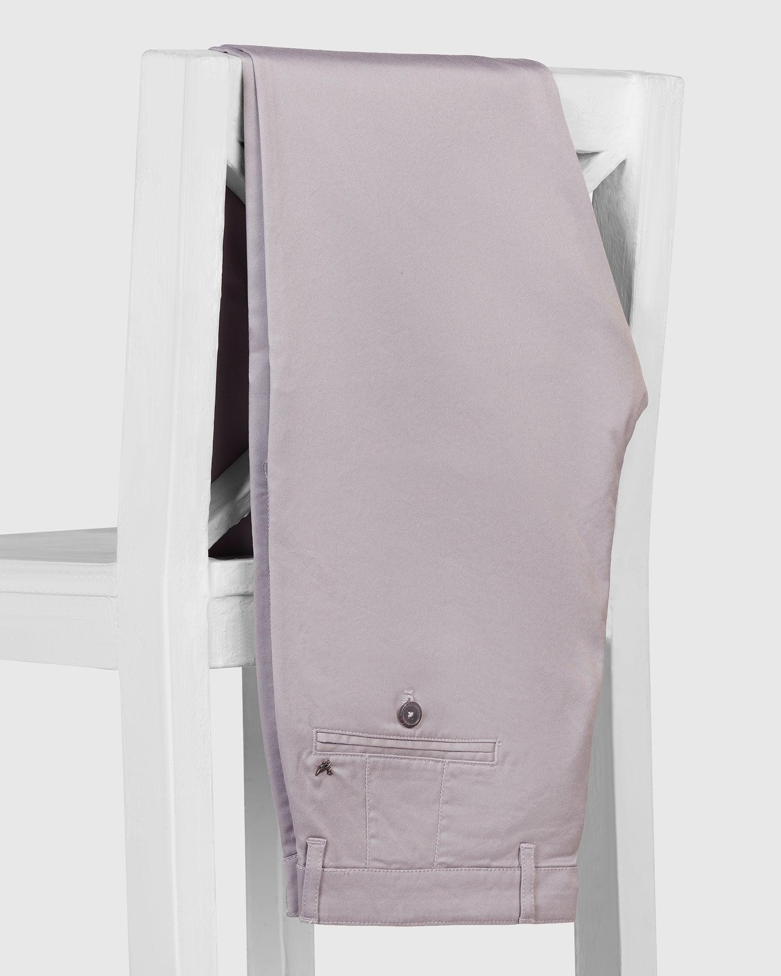Temp Tech Slim Fit B-91 Casual Grey Solid Khakis - Henry - Image 5
