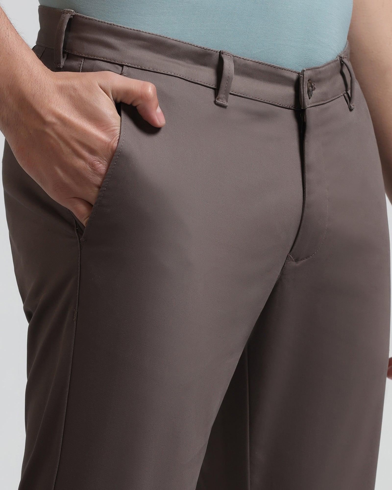 Slim Fit B-91 Casual Mouse Solid Khakis - Cultron - Image 4
