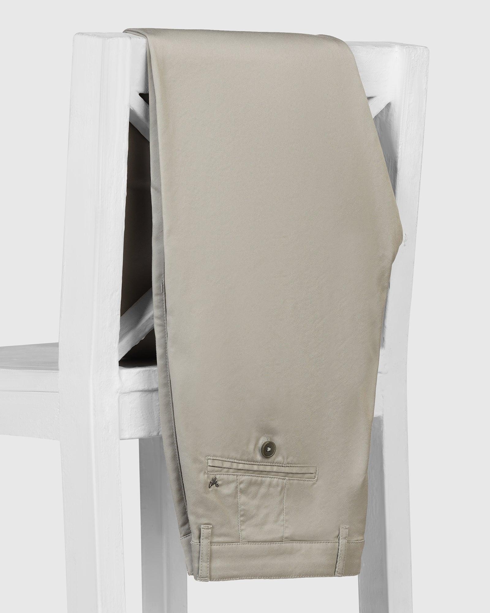Temp Tech Slim Fit B-91 Casual Olive Solid Khakis - Henry - Image 5