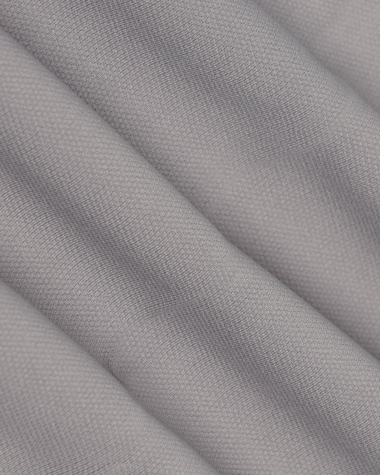 Slim Fit B-91 Formal Grey Textured Trouser - Davidoff - Image 6
