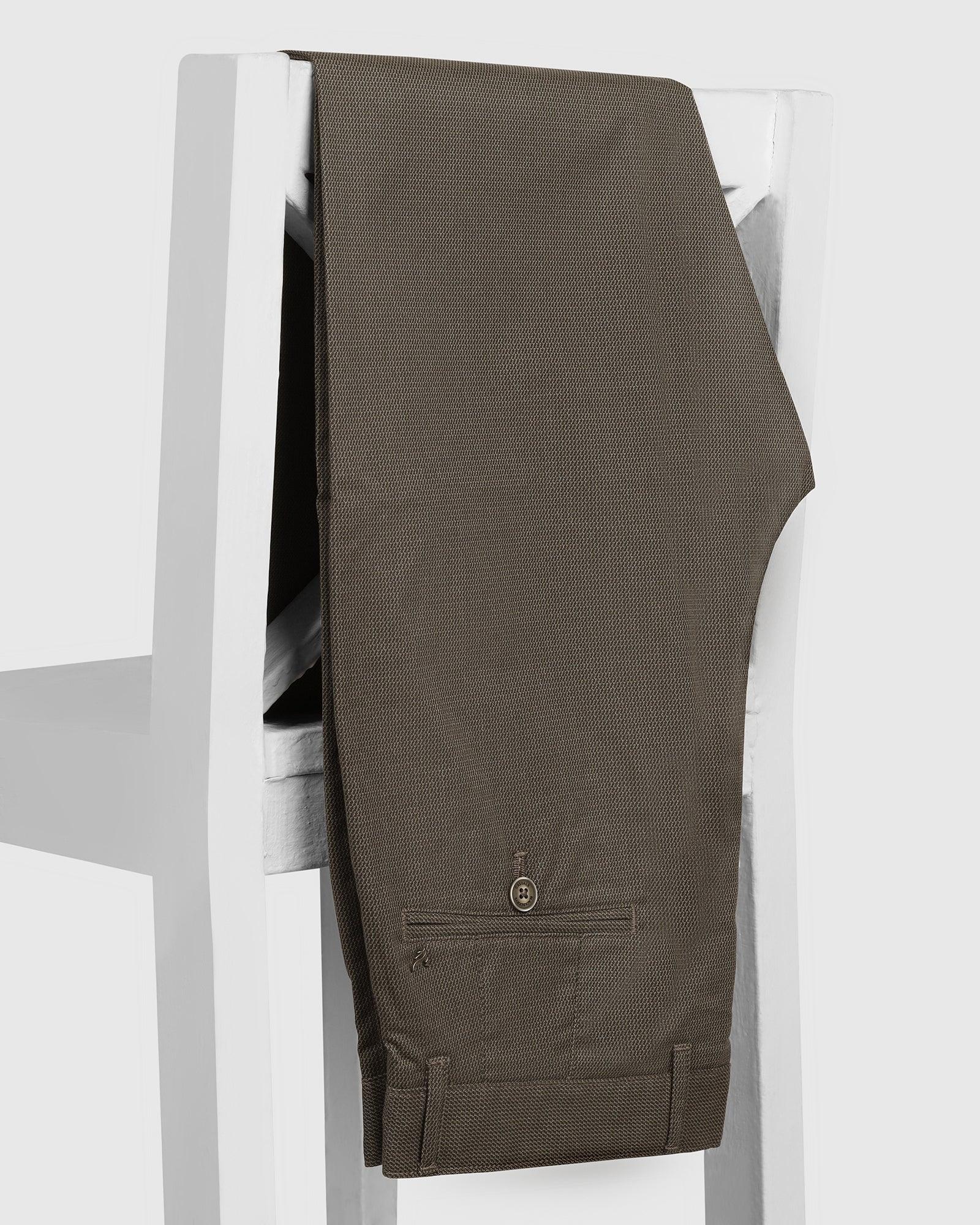 Slim Fit B-91 Casual Olive Printed Khakis - Bai - Image 5