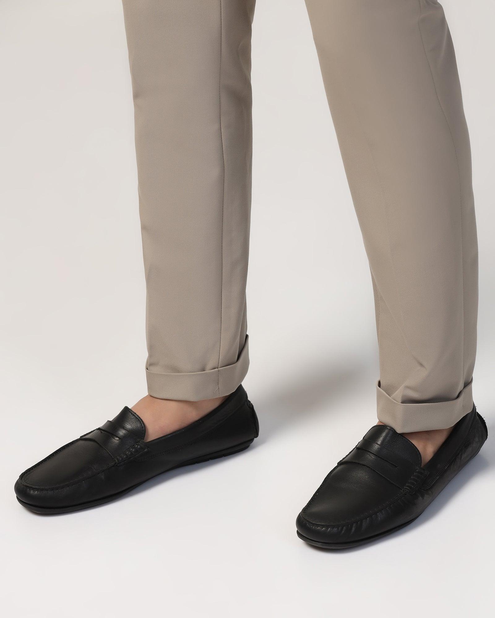 Slim Fit B-91 Formal Beige Solid Trouser - Hayabusa - Image 8