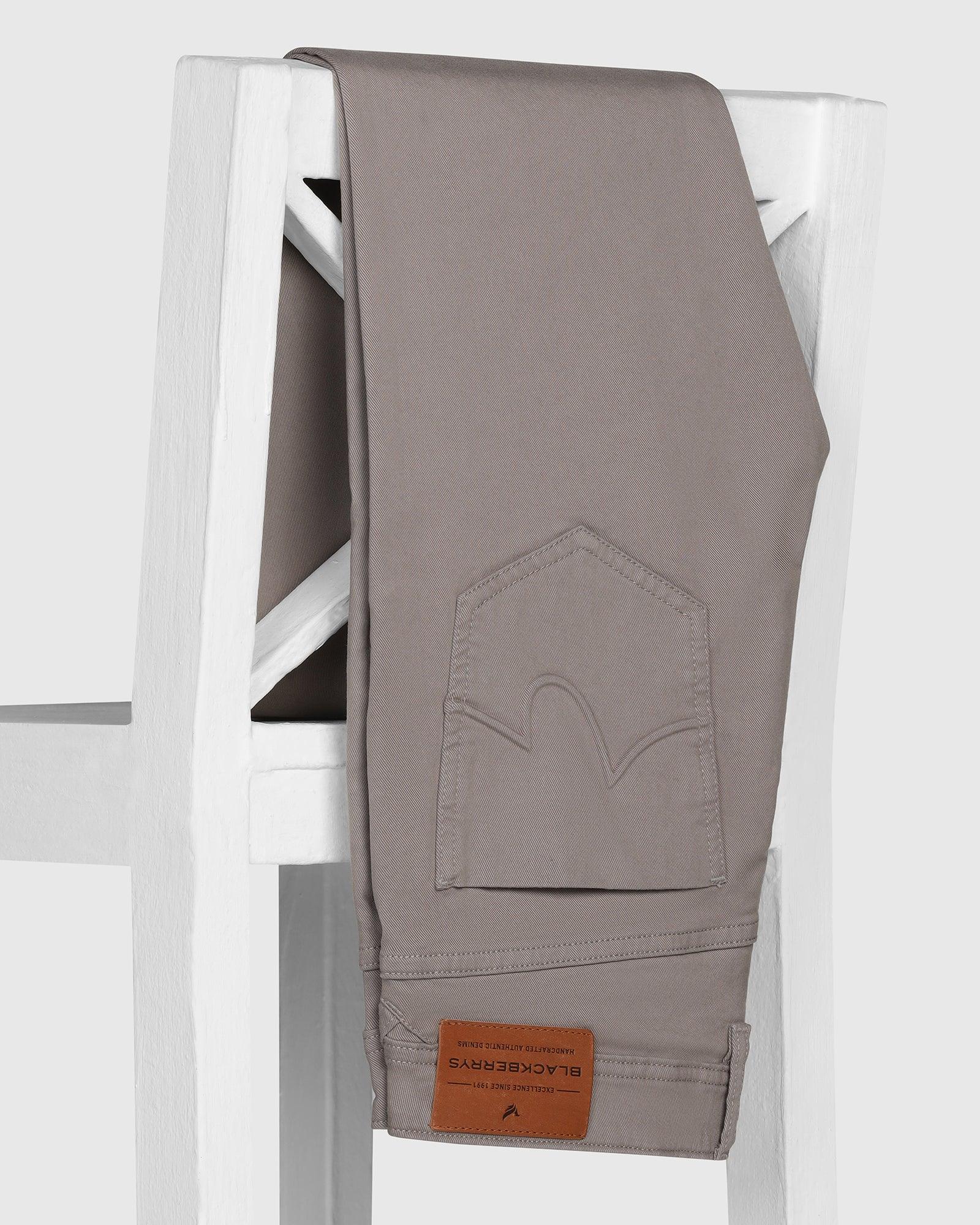 Slim Yonk Fit Grey Textured Jeans - Rene - Image 5